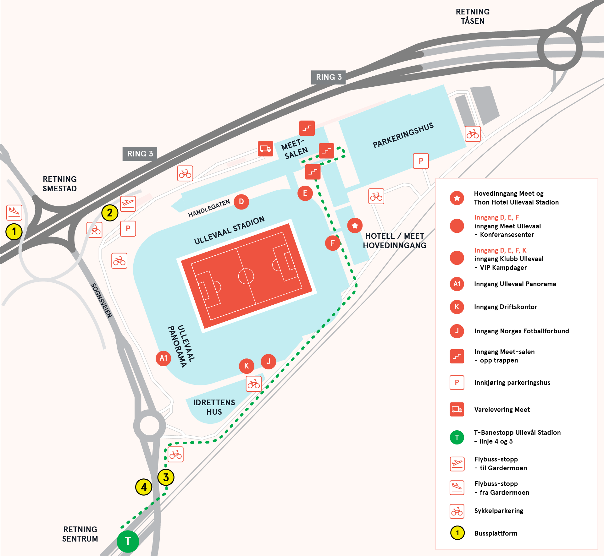 Meet Ullevål lokasjon